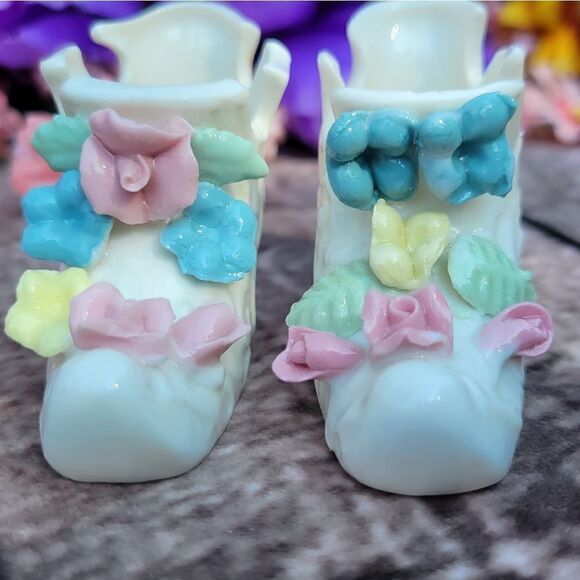 Vintage Porcelain Shoes - Picture 9 of 10